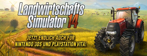 Landwirtschafts-Simulator 14 - Jetzt auch für Nintendo 3DS & PlayStation Vita!