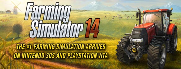 Farming Simulator 14 – Coming to Nintendo 3DS & PlayStation Vita!