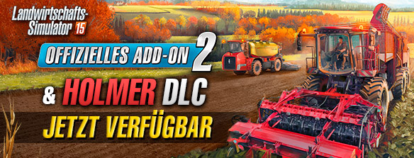 Landwirtschafts-Simulator 15: HOLMER DLC und 2. Offizielles Add-On jetzt verfügbar