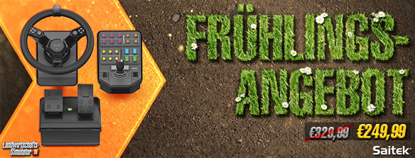 Saitek Landwirtschafts-Simulator Lenkrad jetzt im Frühlingsangebot