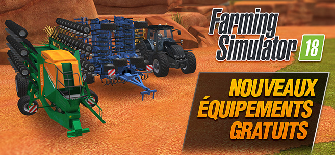 La nouvelle mise à jour pour Farming Simulator 18 comprenant de nouveaux équipements gratuits est disponible sur iOS et Android.