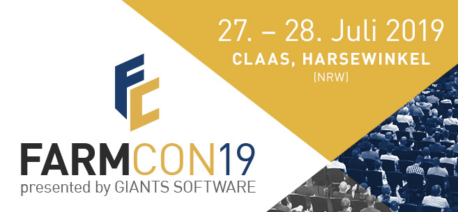 Die FarmCon 19 kommt. Besucht uns am 27. Und 28. Juli bei Claas in Harsewinkel