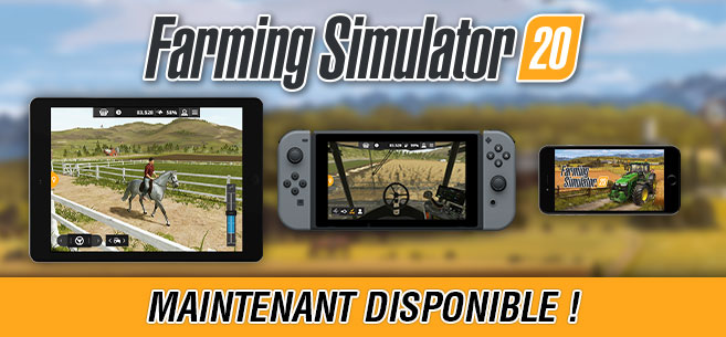 Farming Simulator '20 is coming to the Nintendo Switch in Q4 2019