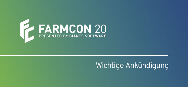 Wichtige Ankündigung: FarmCon 20 findet digital statt