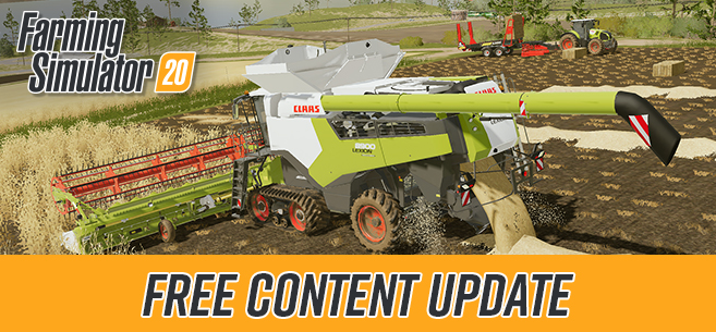 Farming Simulator 20 Free Content Update on Switch