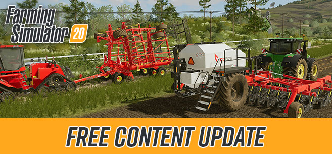 Farming Simulator 20 Free Content Update on Switch