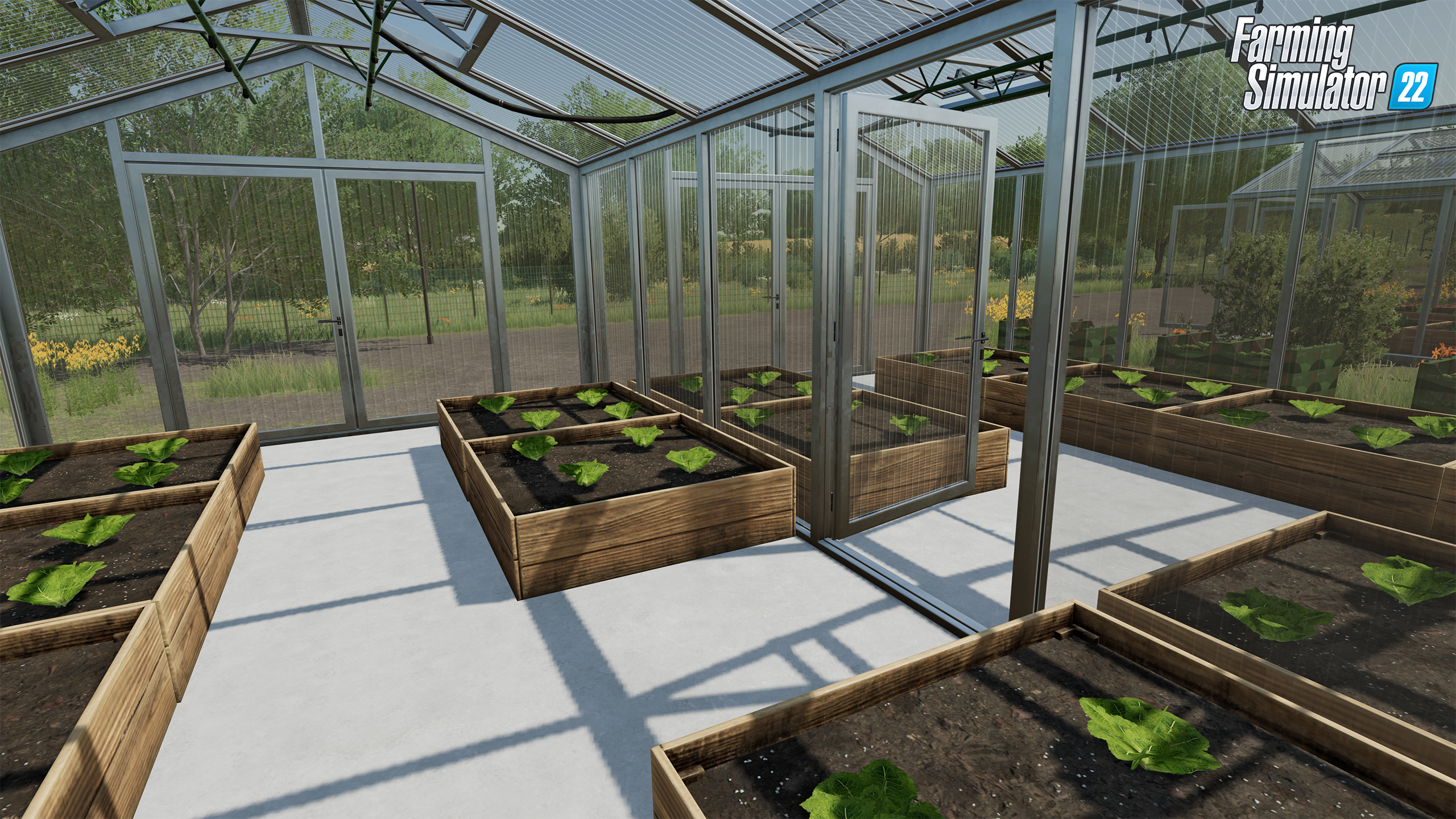 RANCH SIM - HOW TO BUILD A GREENHOUSE AND GROW CROPS 