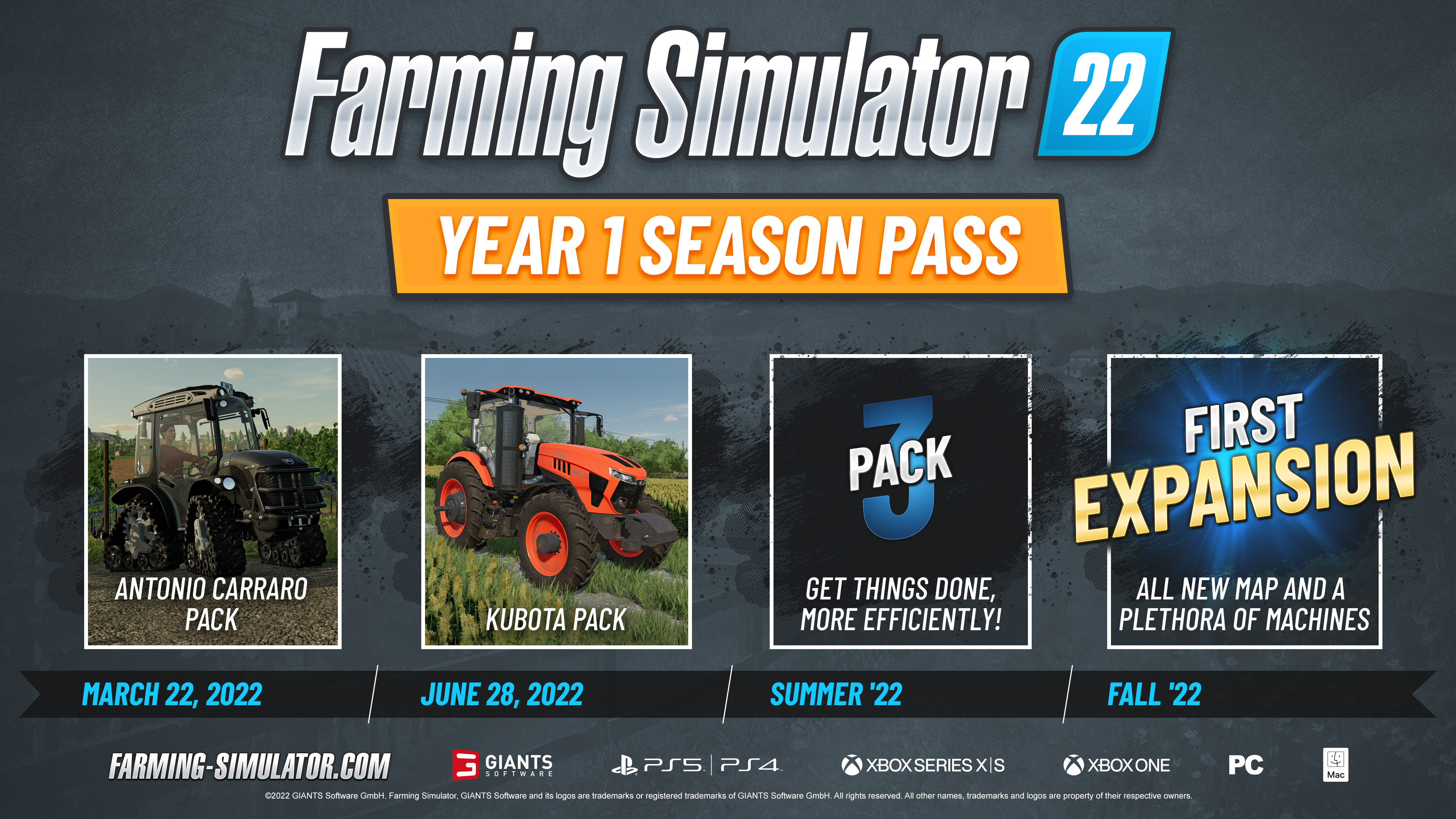 Kubota to join Farming Simulator 22