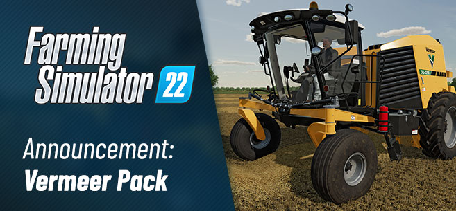 The Vermeer Pack brings new machinery to Farming Simulator 22