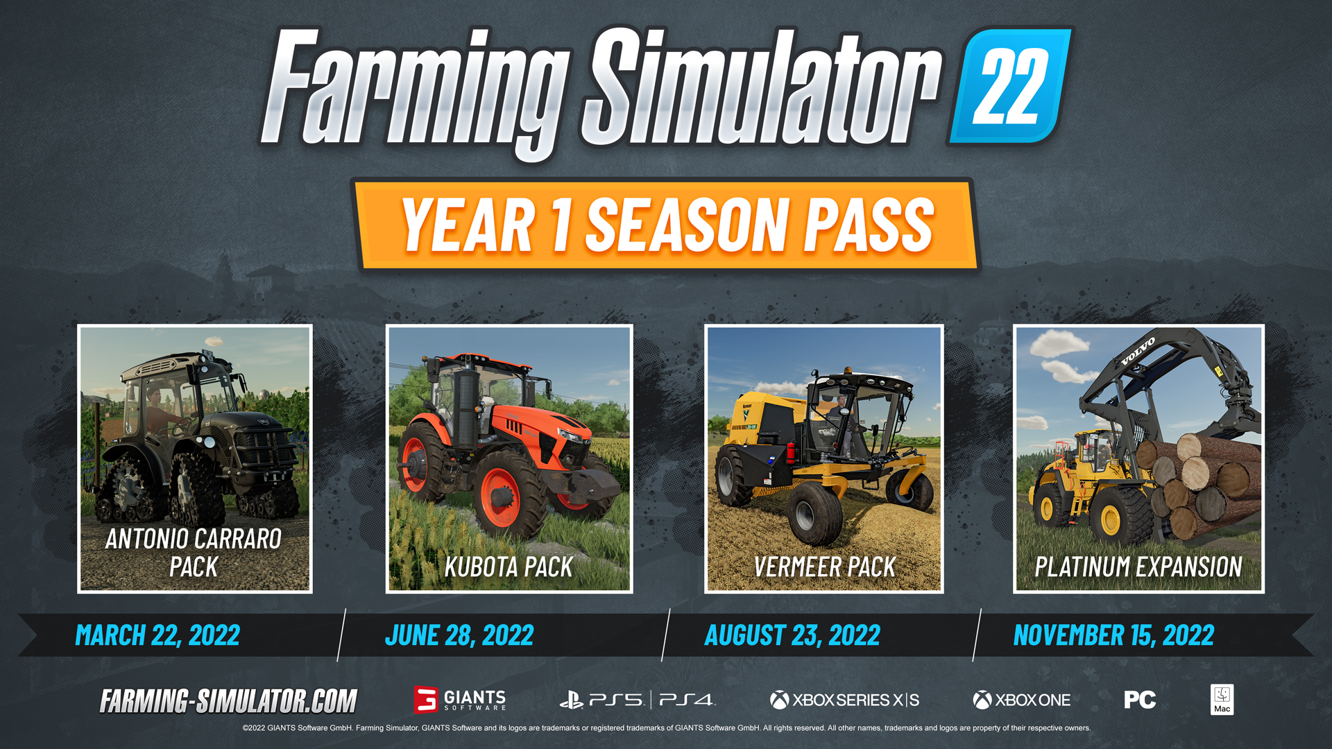 Farming Simulator 22 Steam Key for PC and Mac - Buy now