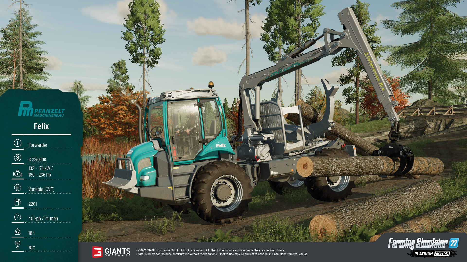 Farming Simulator 22 Platinum Edition and Expansion Announced