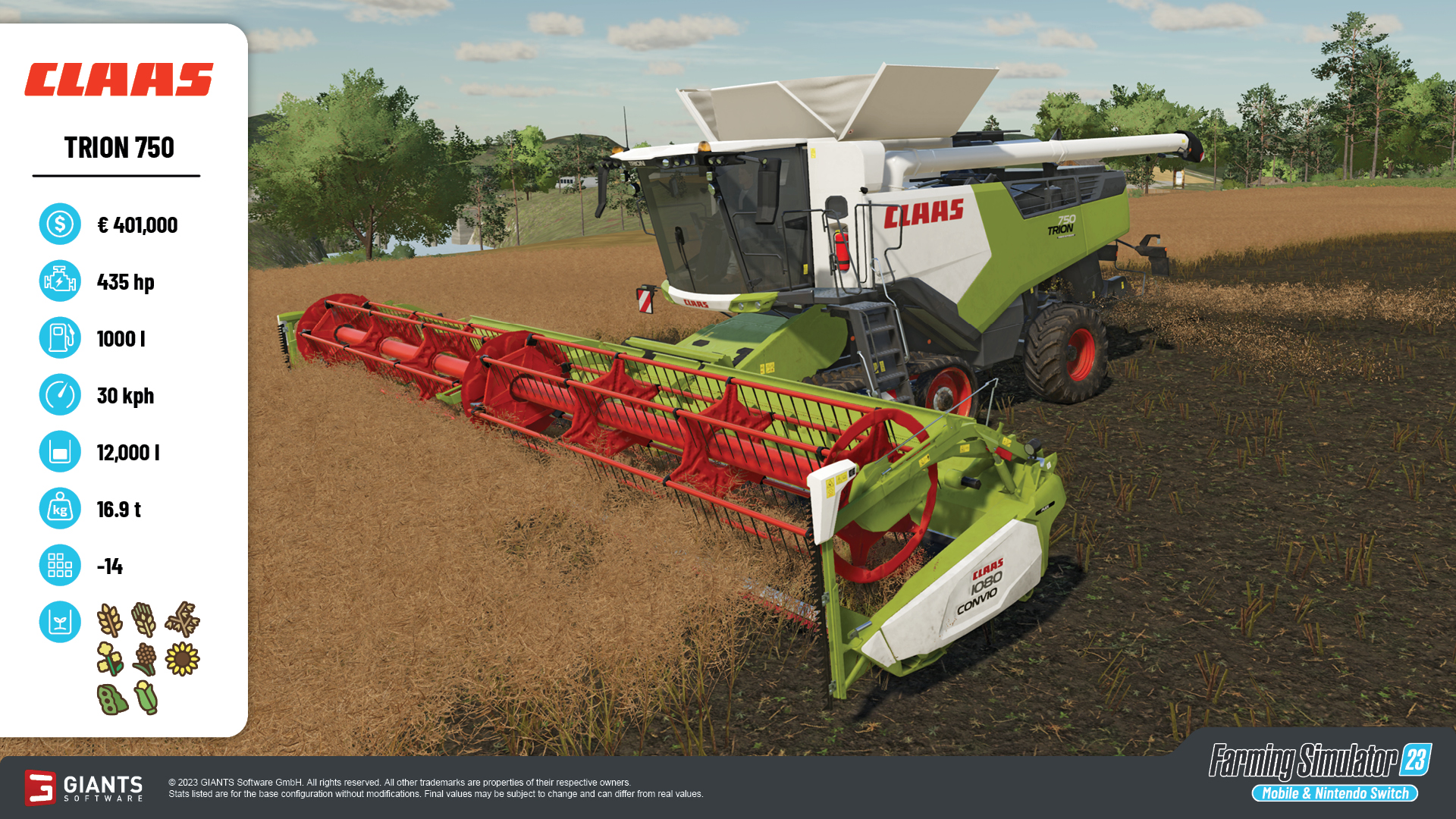 NEW - SWITCH - Giants Software Farming Simulator 23 (Nintendo