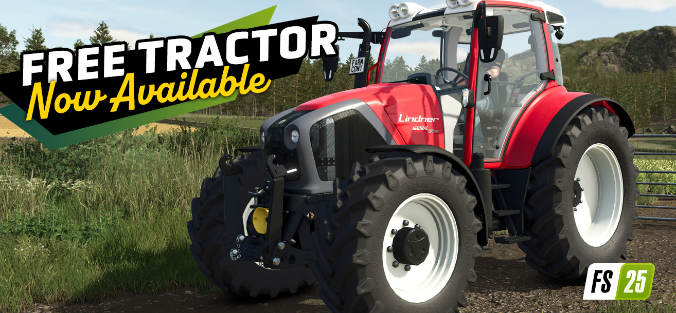Greetings from Farmcon: Lindner Geotrac 134 EP available at Modhub!