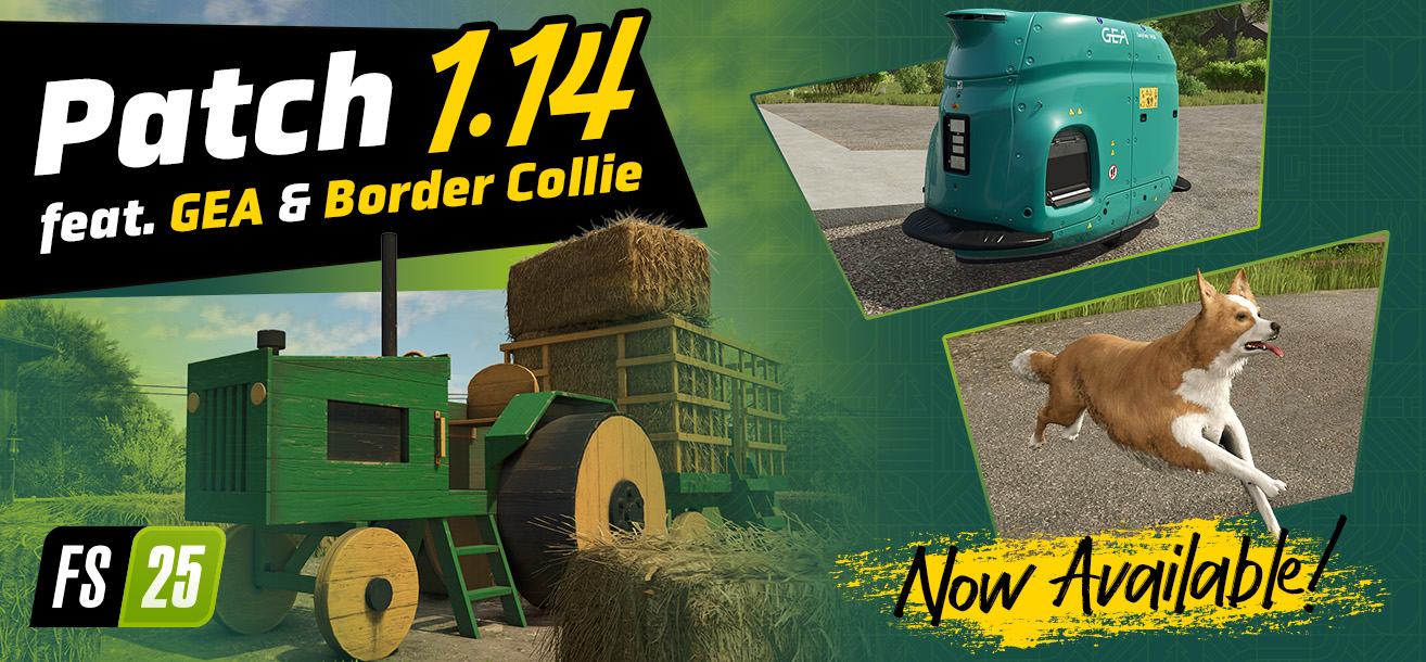 Patch 1.14 feat. GEA, FSR4 & Border Collie out now!