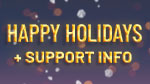 Happy Holidays! Christmas Cards & Support Info