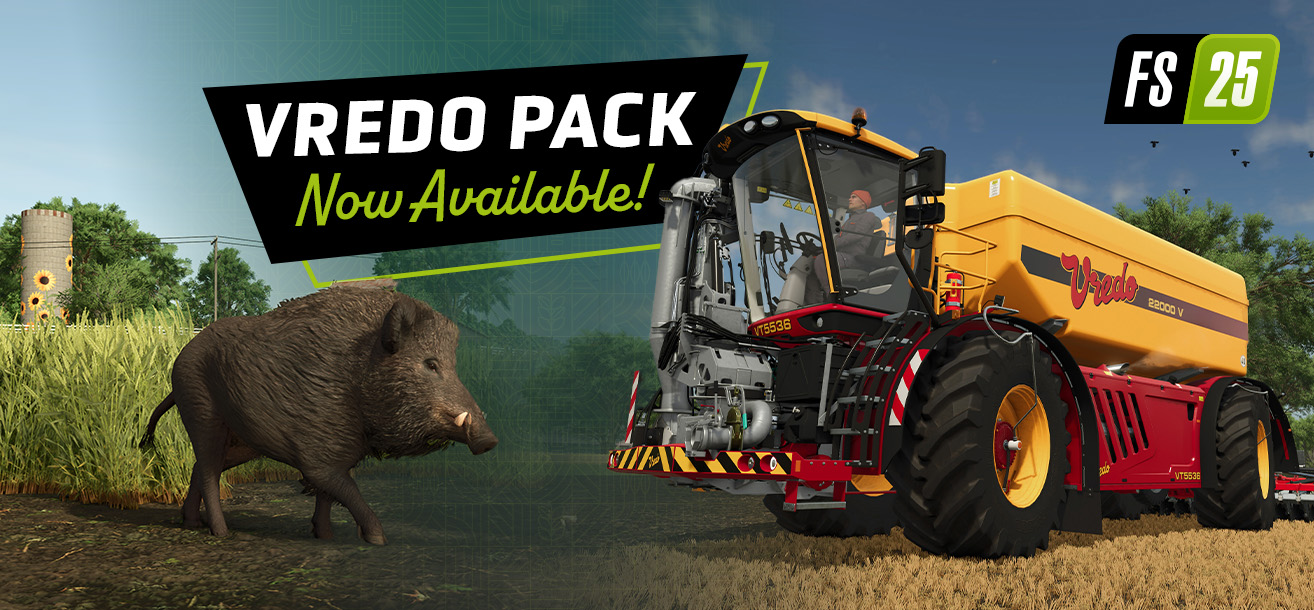 Vredo Pack: Overseeding & Wild Boar Now Available!