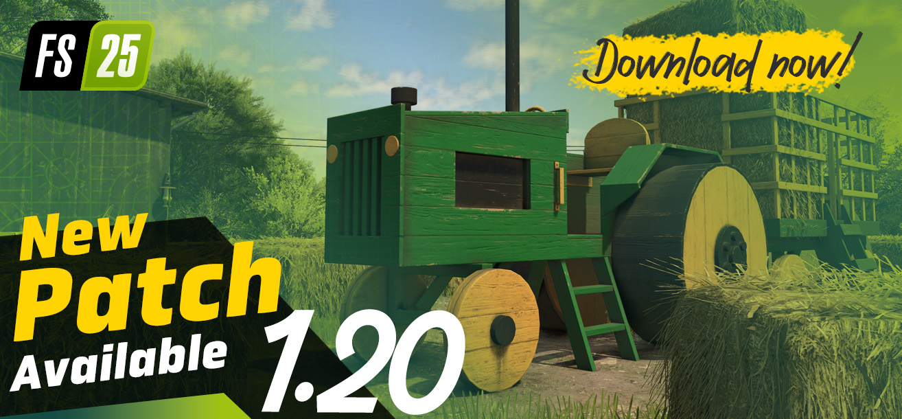Patch 1.20 for Farming Simulator 25 now available