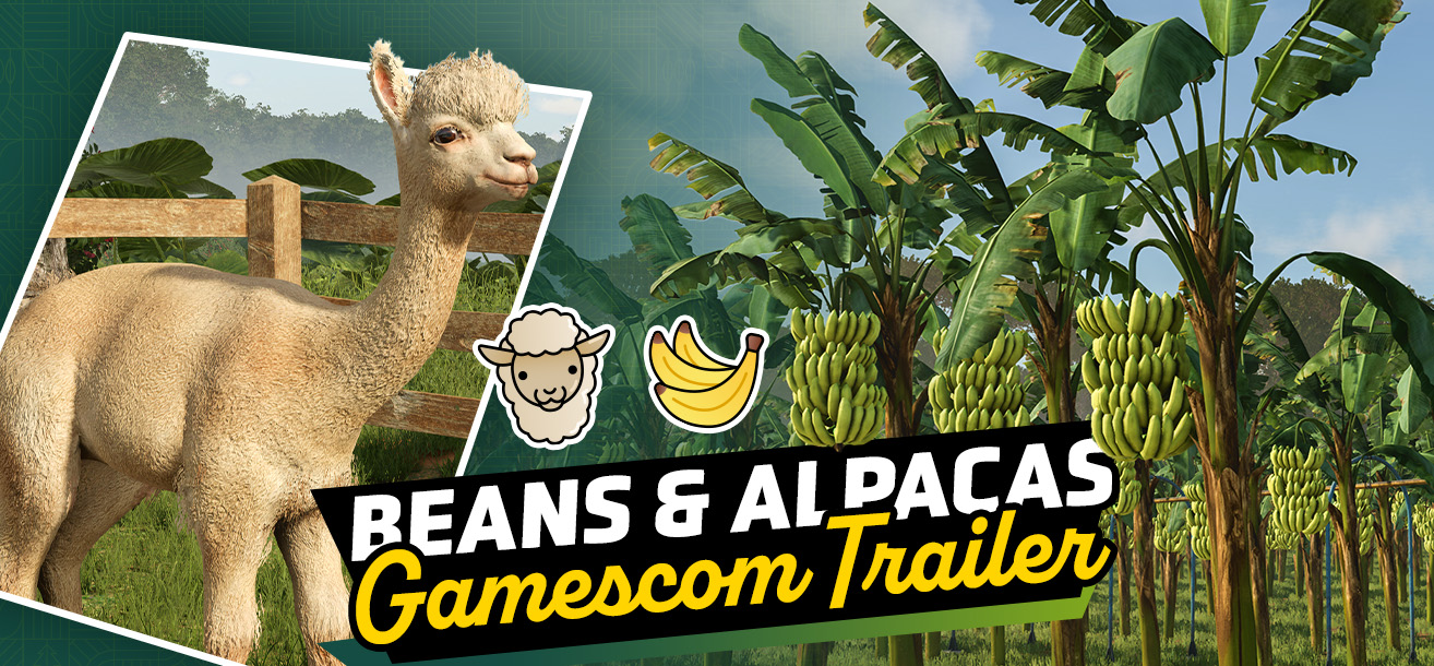 Bananas Announced! New Trailer & Screenshots - Beans & Alpacas @ gamescom