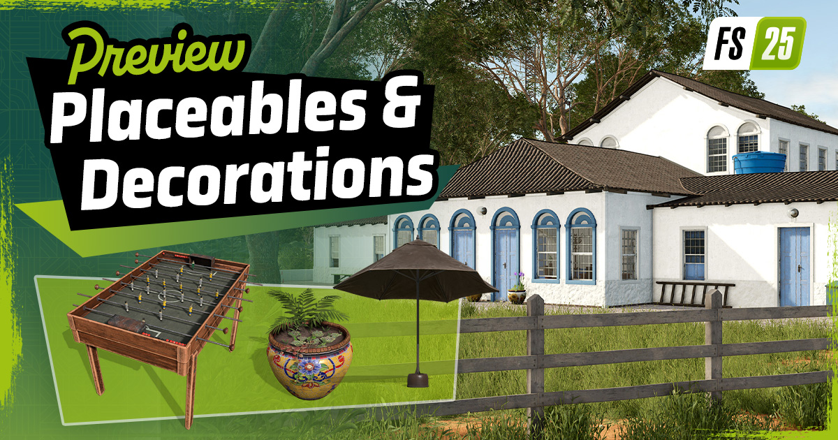 Preview: Farmhouses, Placeables & Decorations in Beans & Alpacas